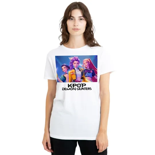 Discover K-Pop Demon Hunters - Heroic Huntrix Huntr/X Womens T-Shirt, Gift for Fan