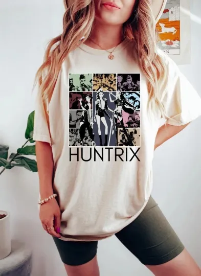 Discover Kpop Demon Hunters Eras Shirt, Huntrix Girl Band Shirt, Kpop Idol Group Shirt