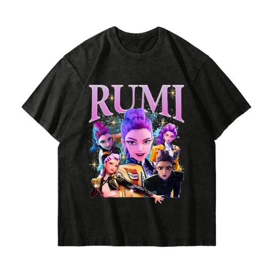 Discover Kpop Demon Hunters Shirt, Huntrix Girl T-Shirt, Demon Hunter Merch, Gift For Fan