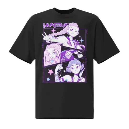 Discover KPop Demon Hunters Huntrix Faded T-shirt, Gift for Fan