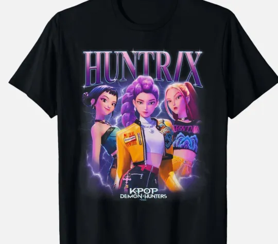 Discover KPop Demon Hunters Huntrix Heartthrob Officially Licensed T-Shirt, Gift for Fan
