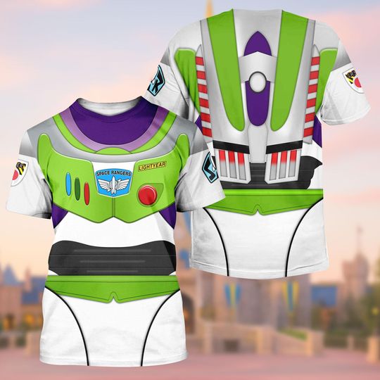 Buzz Lightyear Costume Shirt, Disneybound Space Ranger Cosplay Outfit, Disney Running shirt, Disneyland Tee