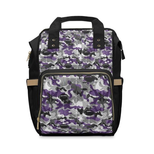 Discover Football Diaper Backpack, Sports Baby Bag, Game Day Dad Gift, Baby Shower Present