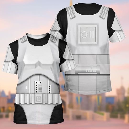 Discover Stormtrooper Armor Costume Shirt, Star Wars Shirt For Men Women, Clone Trooper Cosplay Shirt, Robots Shirt, Halloween Tee Gifts