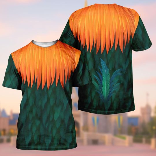Discover Hei Hei Rooster Cosplay Shirt, Moana Costume Hoodie, Hei Hei Moana Sweatshirt, Disney Princess Movie Tee, Halloween Gift For Her Him