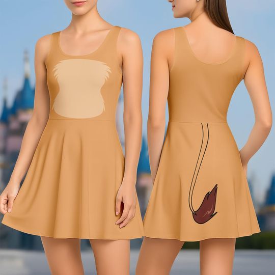 Nala Skater Dress, Lion King Cosplay Costume, Hakuna Matata Halloween Dress