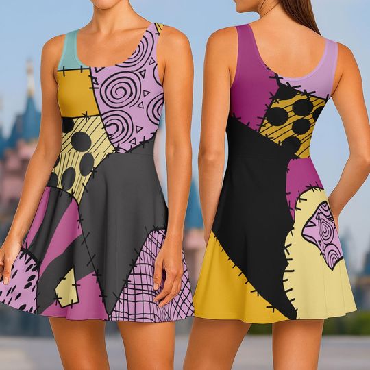 Sally Skater Dress, Nightmare Before Christmas Costume, Disney Women’s Dress
