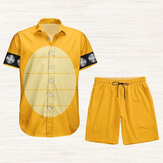 Bowser Cosplay Button Shirt, Super Mario 2025 Costume, Nintendo Gamer Shorts Men, Mario Bros Hawaiian Shirt, Fun Cartoon Halloween Gift