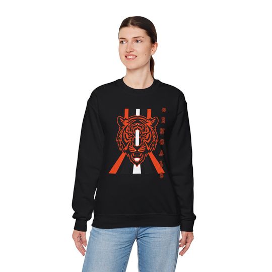 Bengals Football Team Sweatshirt, Game Day Sweatshirt