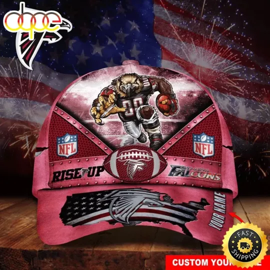 Atlantas Team Falcons National Team Baseball Cap, Football Custom Cap