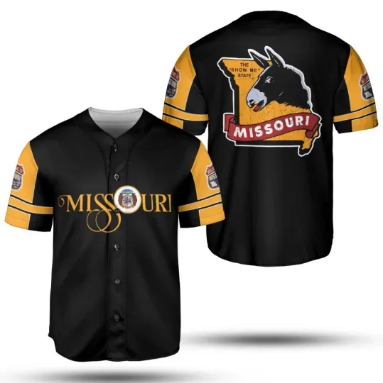 Discover Missouri The Show Me State Baseball Jersey