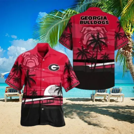 Discover GA bulldogs Hawaiian Shirt, Bulldogs Summer Shirt