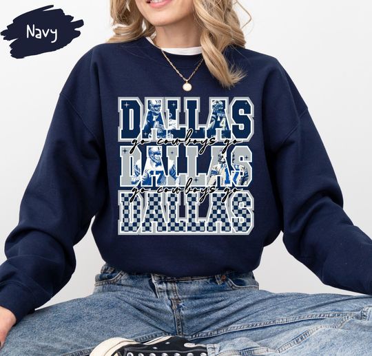 Dallas Cowboys Football Sweatshirts,Dallas Gameday Shirt,Dallas Football Fans Gift,Vintage Dallas Football Shirt,Go Cowboys T-Shirt