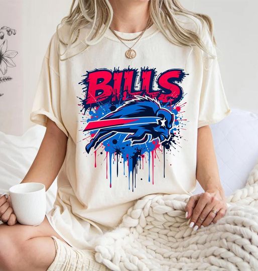 Let's Go Bills T-Shirt, Buffalo Football Game Day Tee
