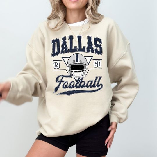 Discover Dallas Football Vintage Style Sweatshirt,Dallas Football Shirt, Youth Cowboy T-Shirt,Dallas Shirt, Toddler Football Shirt,Dallas Fans FSM1