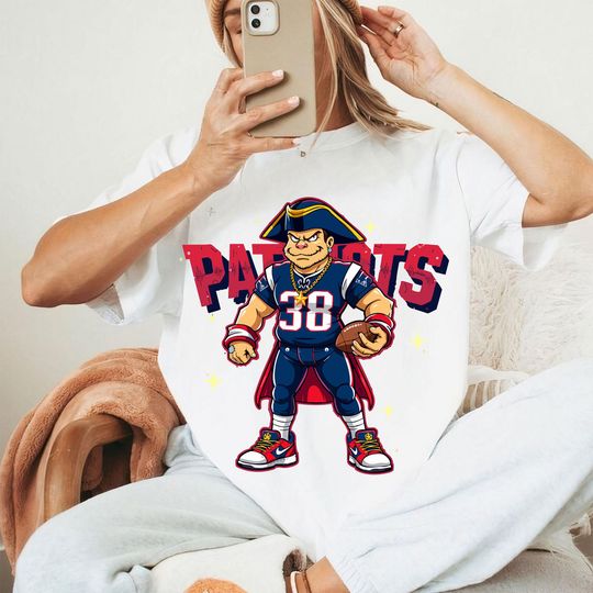 Discover Floral Mascot Sweatshirt: New England Team Spirit, Game Day Tee