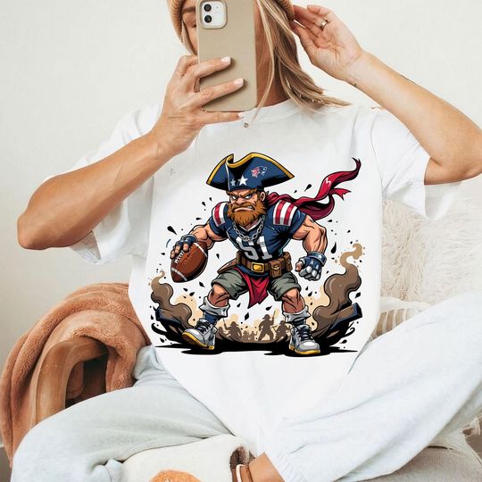 Discover Floral Mascot Sweatshirt: New England Team Spirit, Game Day Shirt