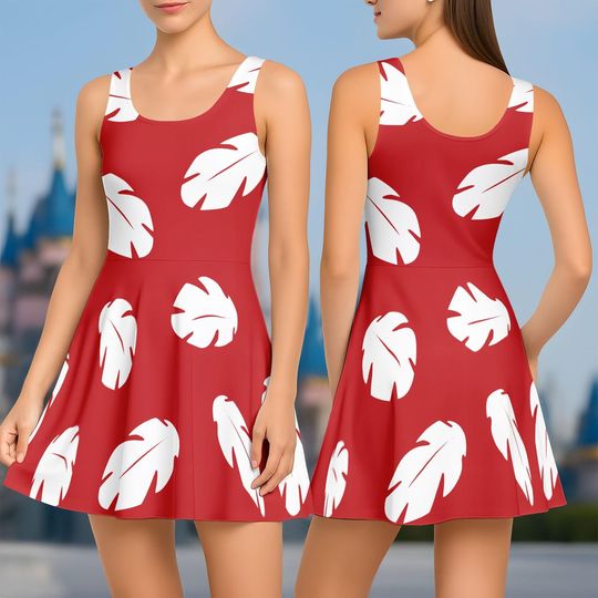 Disney Lilo Cosplay Dress, Lilo Skater Dress, Lilo and Stitch Women's Dress