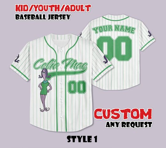 Discover Custom Celia Mae Baseball Jersey, Disney Celia Mae Shirt, Personalized Celia Mae Baseball Jersey, Disney Gift for Fans, Birthday Gifts