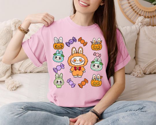 Discover Labubu Shirt Labubu The Monsters Shirt Zimomo Tycoco Spooky Pato Mokoko Tshirt Cute Labubu Tshirt Womens Tee Labubu Graphic Shirt Unisex