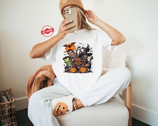Retro Halloween Monster Mash T-Shirt