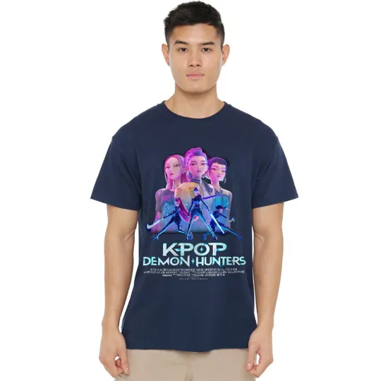 Discover K-Pop Demon Hunters - Huntrix Huntr/X Billboard Poster Unisex T Shirt, Gift For Fan
