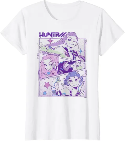 Discover Huntrix - Hunters Team Demon Rumi Zoey Mira Kpop Ladies' T-Shirt