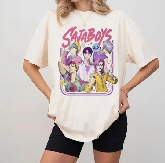 Discover Saja Boy Demon Hunters T-shirt, Kpop Huntrix Png, Rumi Mira Zofy