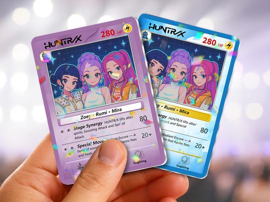 Custom HUNTRX KPop Demon Hunter Card  Personalized KPop Collectible, KPop Fans Keepsake, Gift for KPop Lovers & Collectors, The Huntrix