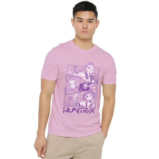 Discover K-Pop Demon Hunters - Huntrix Huntr/X Manga Panels Trio Unisex T Shirt, Gift For Fan