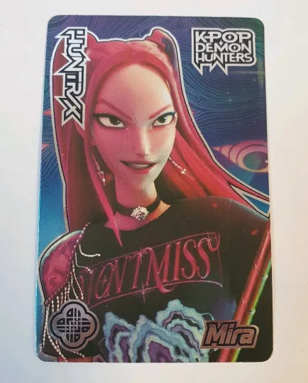 Discover KPOP DEMON HUNTERS CARD Huntrix Mira Acrylic Card