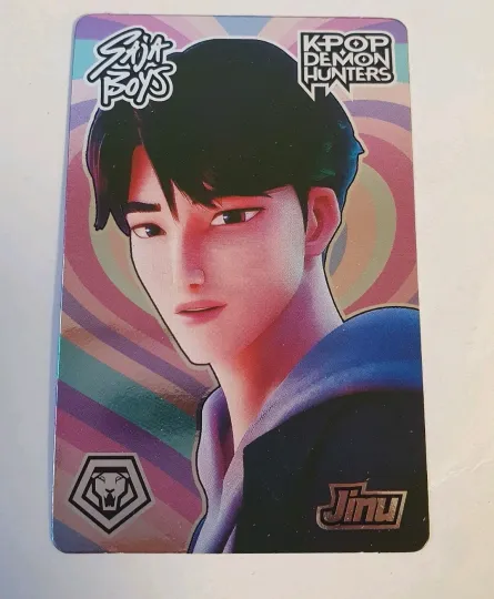 KPOP DEMON HUNTERS CARD Saja Boys JINU Acrylic Card