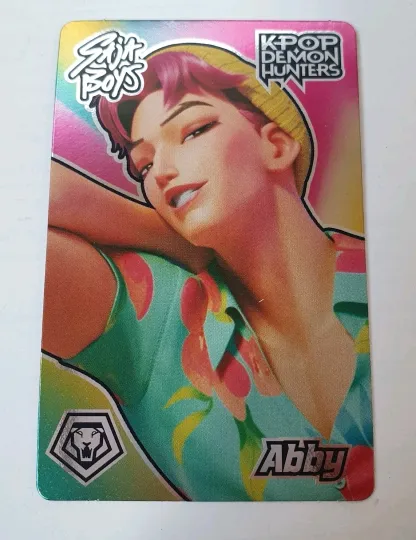 KPOP DEMON HUNTERS CARD Saja Boys Acrylic Card