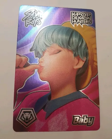 Discover KPOP DEMON HUNTERS CARD Saja Boys Acrylic Card