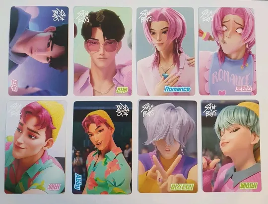 Discover KPOP DEMON HUNTERS CARD Saja Boys Acrylic Card Jinu Baby Abby Romance Mystery