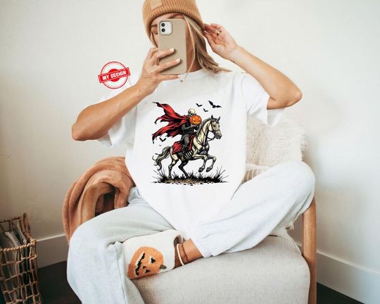 Headless Horseman T-Shirt, Spooky Halloween Shirt