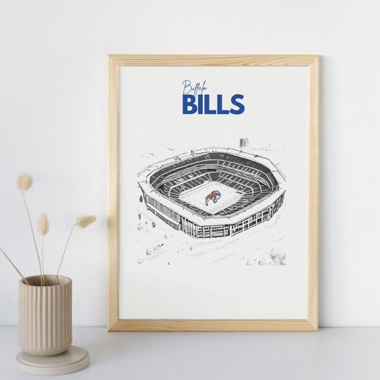 Discover Vintage Buffalo Bills football Poster