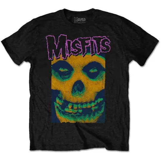 Discover Misfits T Shirt Warhol Fiend Band Logo Official Mens Black L