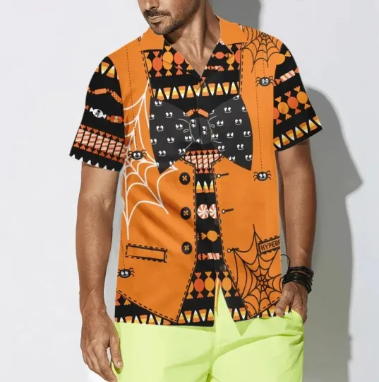 Halloween Candy Hawaiian Shirt