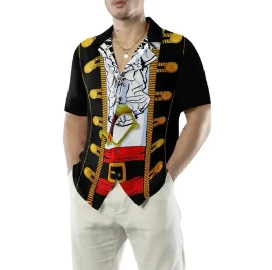 Discover Funny Halloween Pirate Costume Hawaiian Shirt