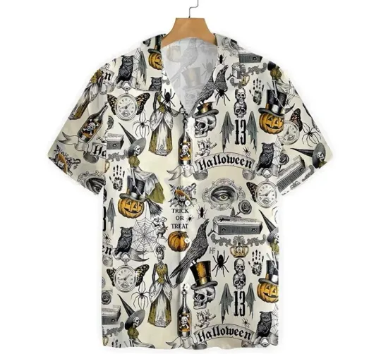 Discover Trickery Halloween Summer Clothes Hawaiian Shirt