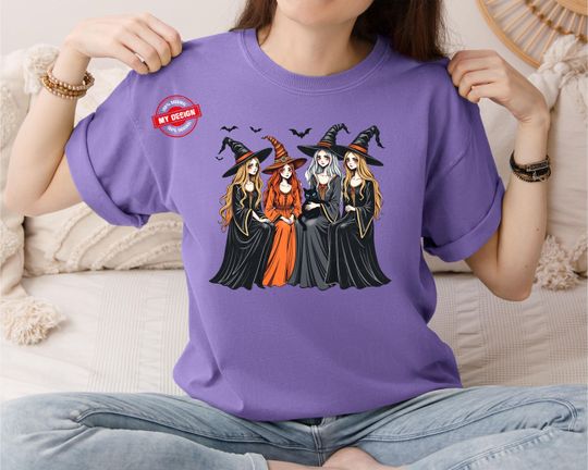 Discover Girls Trip Salem T-Shirt, Retro Halloween Witch Shirt