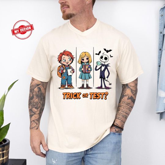 Discover Halloween Trick or Test T-Shirt