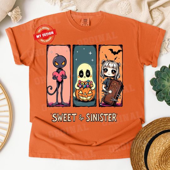 Discover Sweet & Sinister Halloween T-Shirt