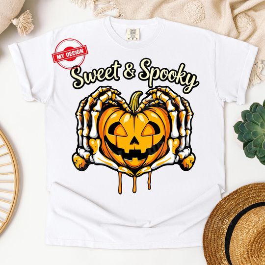 Sweet & Spooky Skeleton T-Shirt