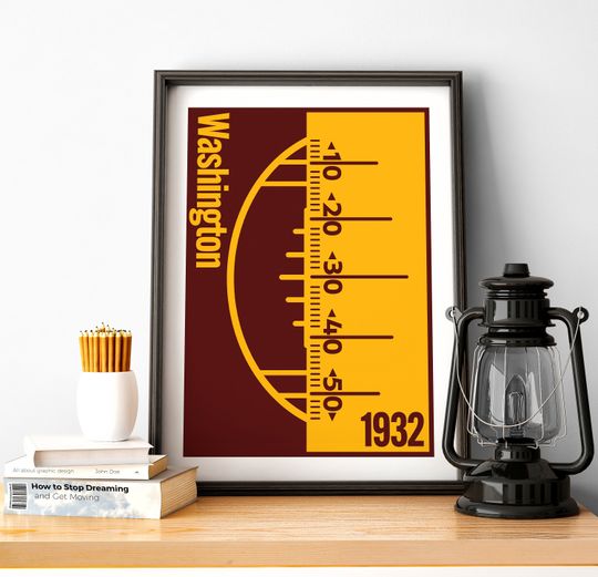 Washington Commanders Poster - FedExField Wall Art - Vertical Premium Matte Print for Fans