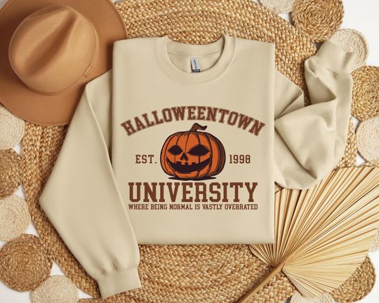 Discover Vintage Halloweentown University 1998 Sweatshirt, Spooky Season Fall Sweater