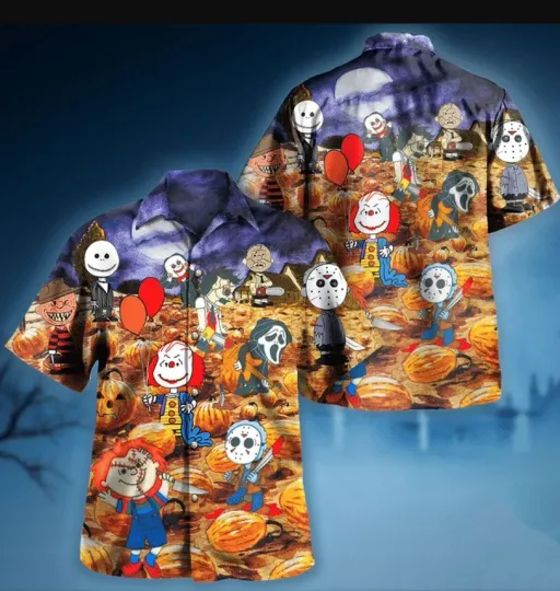 Discover Killing Under The Moonlight Halloween Hawaiian Shirt - Hot Sale 2024