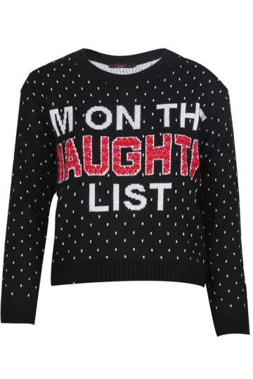 Discover Womens Ugly Christmas Sweater New Ladies Jumper Size S M L New Knitted Cropped