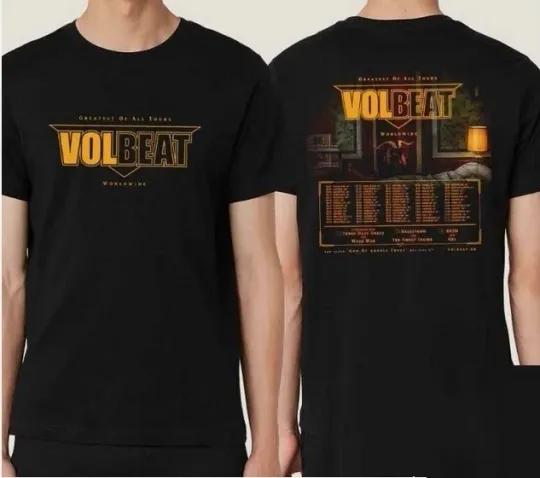 Volbeat Greatest Of All Tours Worldwide 2025 Fan Gifts Two Sides Unisex T-Shirt